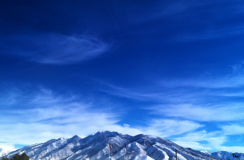 Mountains on Sky