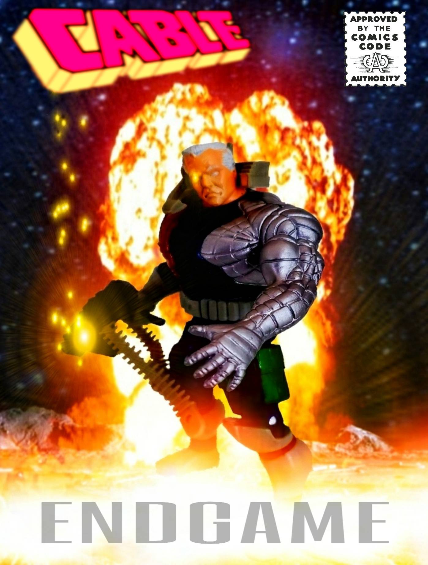 cable comic cover by hollowmattINC on DeviantArt
