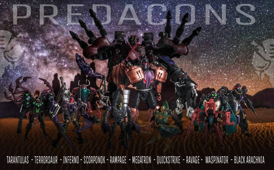 Predacons team photo captioned by hollowmattINC on DeviantArt