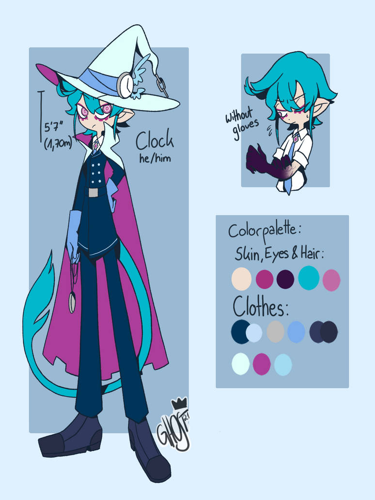 Clock Reference Sheet by LostGhostKing on DeviantArt