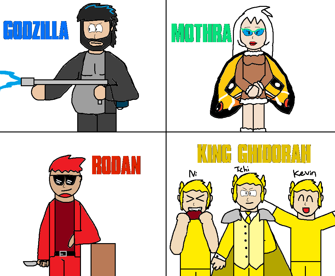 Humanized Godzilla Humanized Godzilla monsters by JaRa02 on DeviantArt