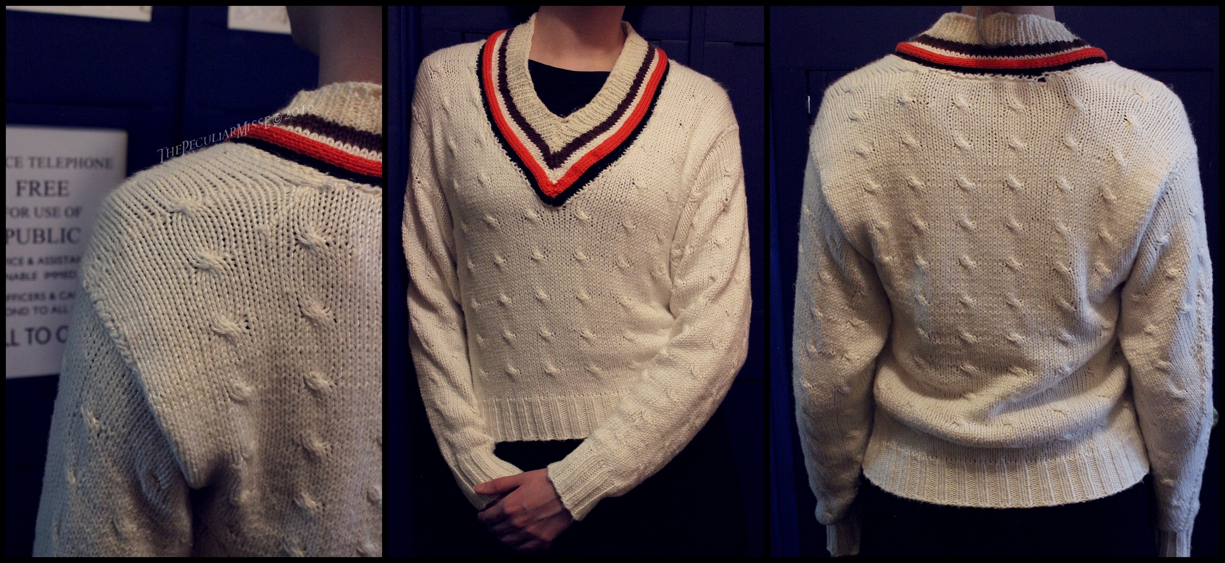 5th Doctor's Cricket Sweater