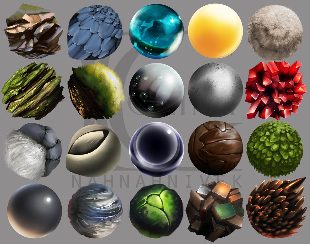 Material Study by Kevin-Glint on DeviantArt
