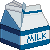 F2U blue milk carton