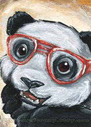 Nerdy Is The New Cute - Panda by sobeyondthis