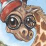 Nerdy But Cute Giraffe