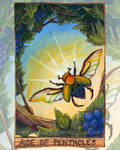 Ace of Pentacles Tarot Card by sobeyondthis