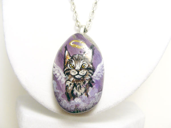 Maine Coon Cat Pendant Necklace