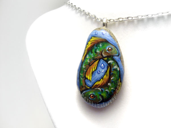 Pisces Zodiac Pendant Necklace 2