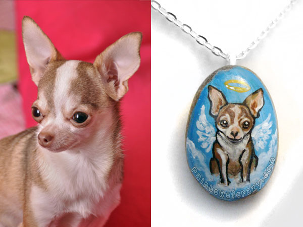 Custom Chihuahua Pendant Necklace