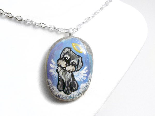 Miniature Schnauzer Pendant Necklace