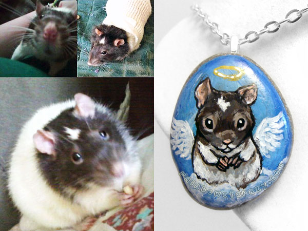 Custom Rat Pendant Necklace