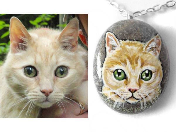 Custom Cat Pendant Necklace