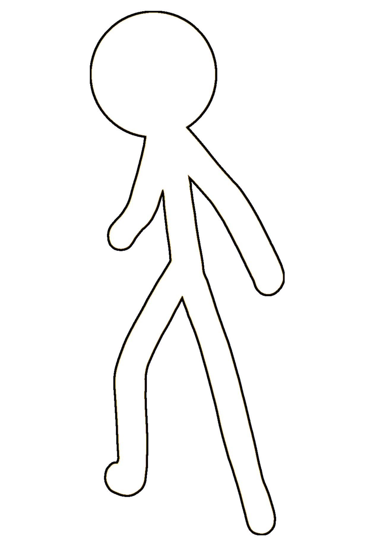 Sticky De Colorat Alan Becker Stick Man 4(Colouring Page) by PlushyKids on DeviantArt