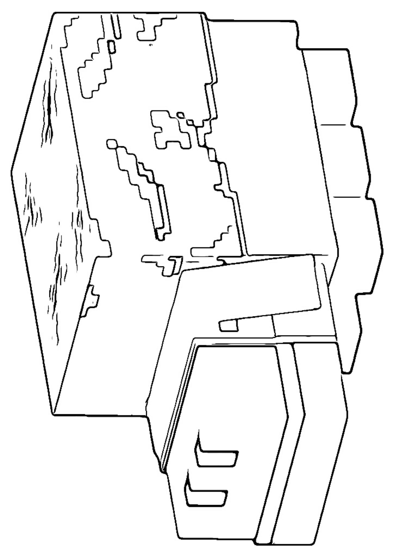 Minecraft sniffer (Colouring Page) by PlushyKids on DeviantArt