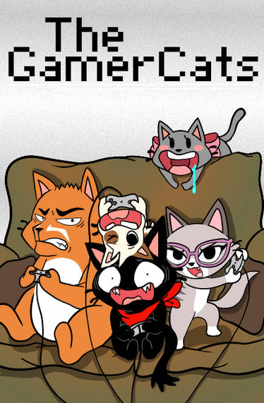 The GAMER CAT (GIF) by MarcusAnghel on DeviantArt