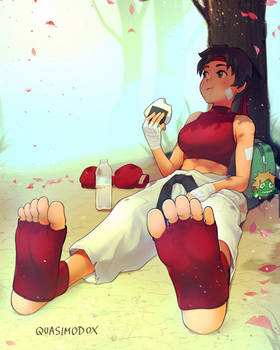 Sakura chillin