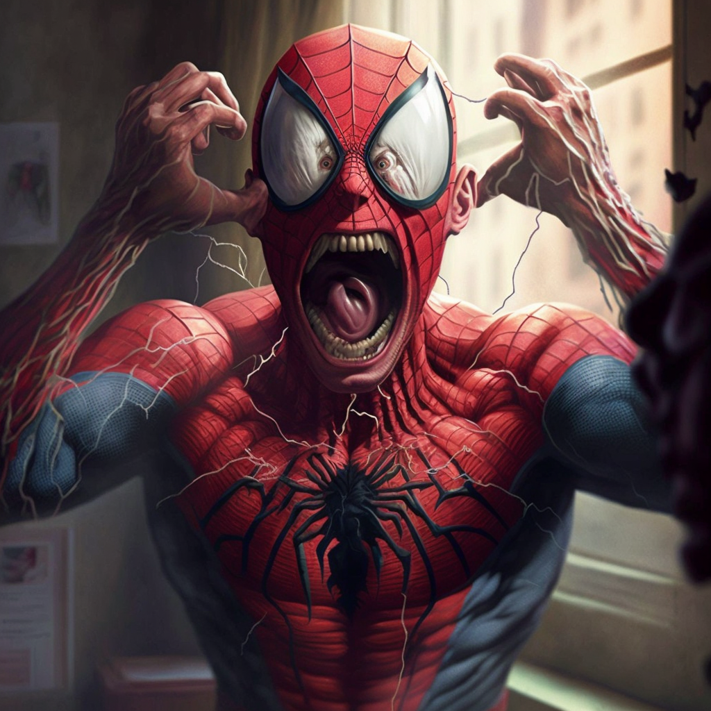 Horror Screaming Spider-Man by spiderstalker on DeviantArt