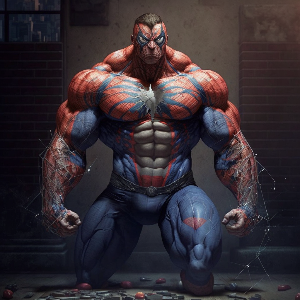Bodybuilder Spider-Man by spiderstalker on DeviantArt