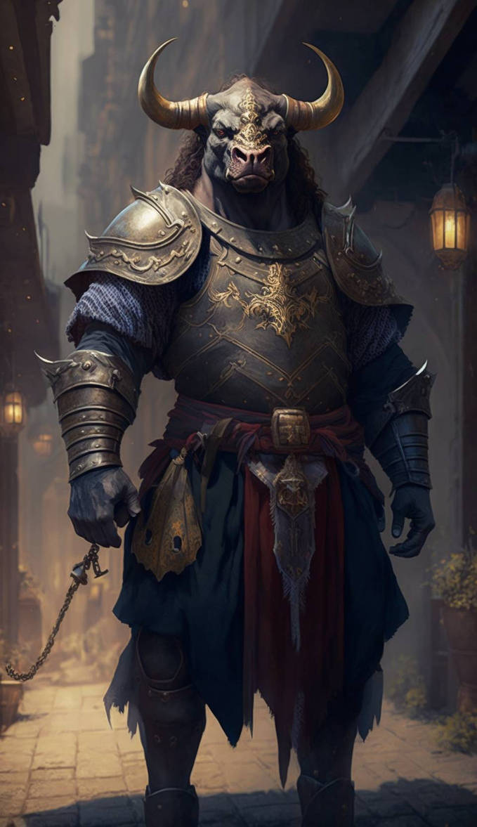 Durgot Goresaul: Minotaur Manhandler by ChaoticGoodBard on DeviantArt