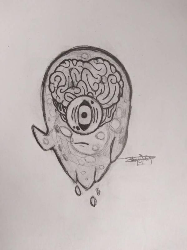 Ghost Brain by purplethunderrr on DeviantArt