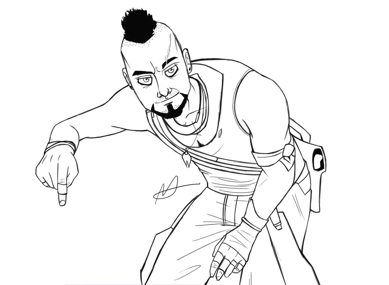 Рисунки персонажей из игр