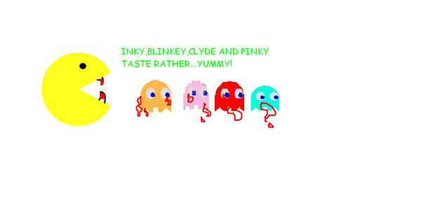 Pacman and demons by heathahsaurxD on DeviantArt