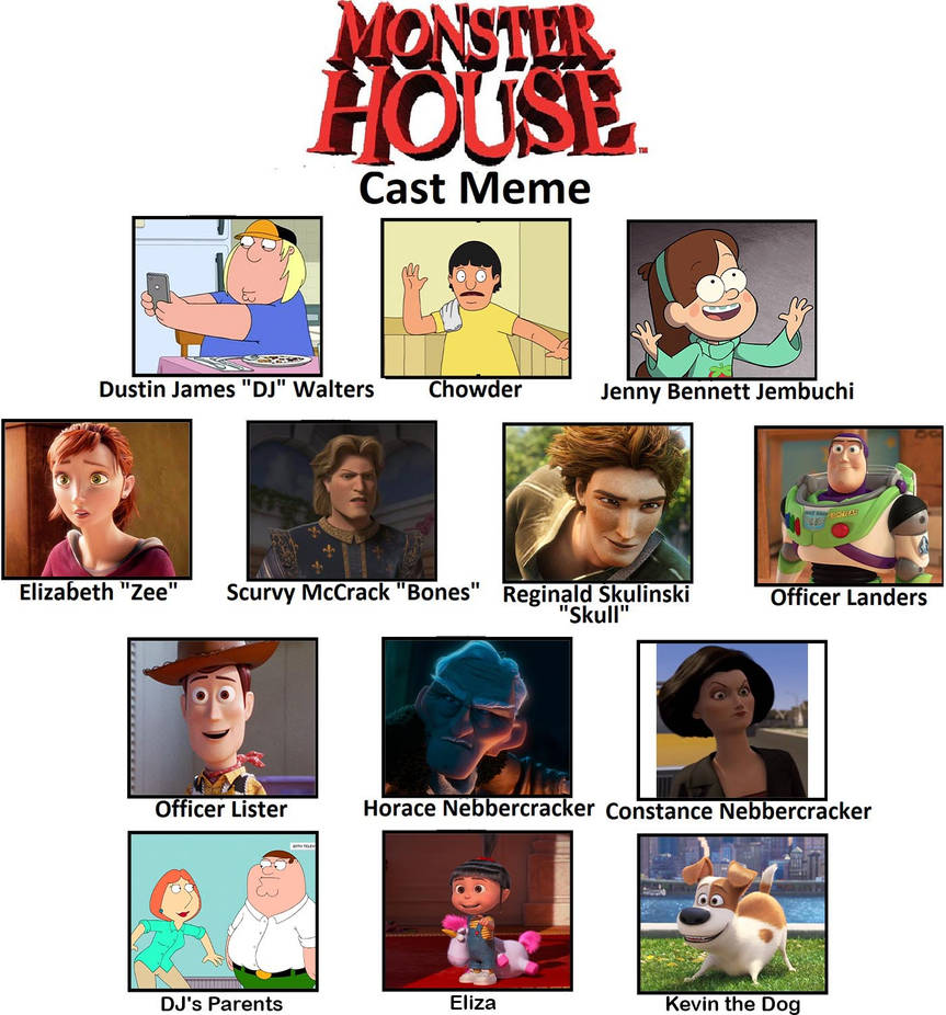 Monster House (JC Style/2026 Remake) cast meme by JonahCampbellRocks04 ...