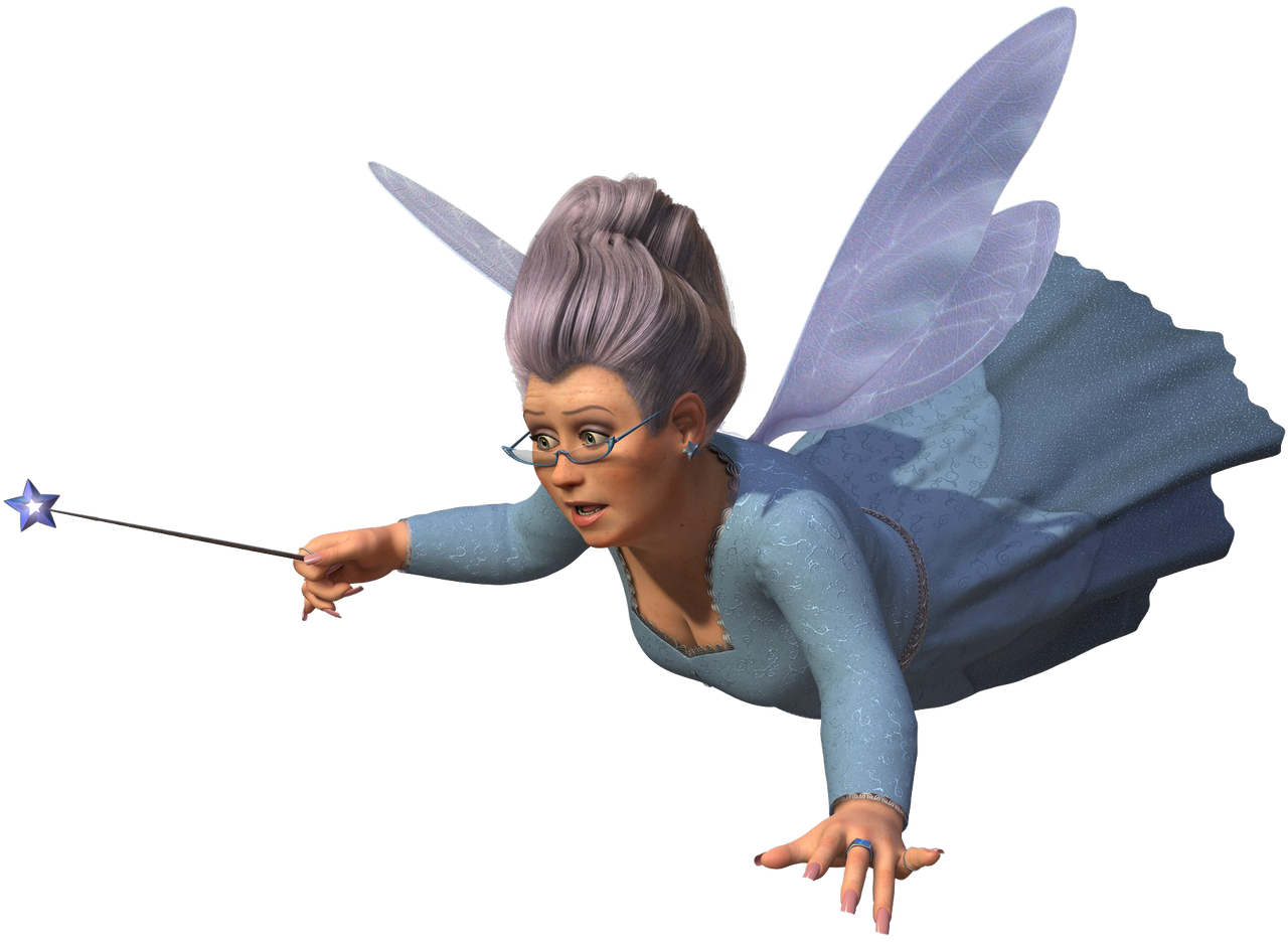 Fairy Godmother (Shrek 2) Transparent PNG by JonahCampbellRocks04 on