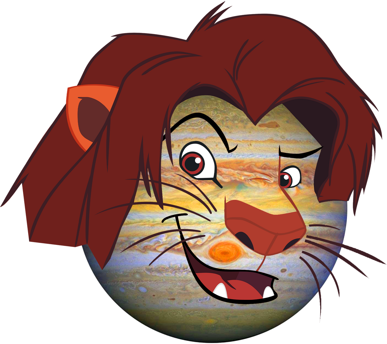 Simba as Jupiter by JonahCampbellRocks04 on DeviantArt