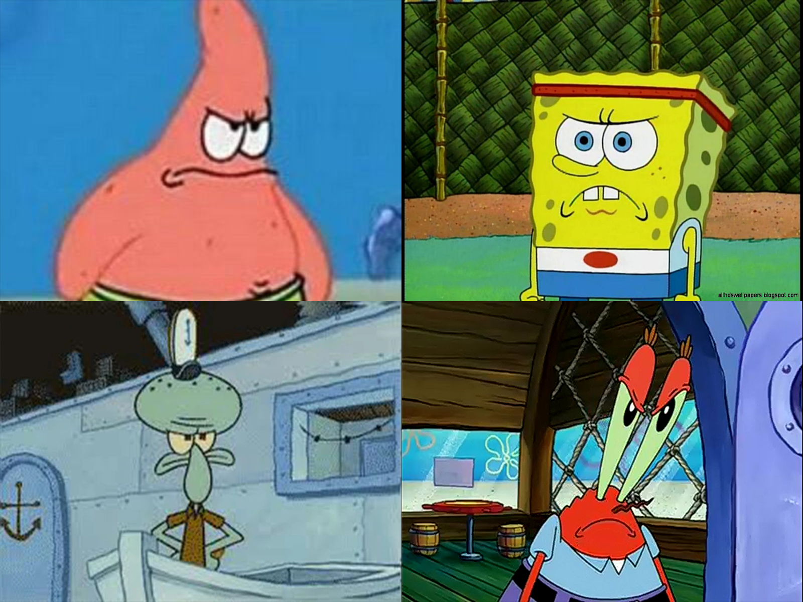 SpongeBob and friends are angry by AmazingIanRoe2024 on DeviantArt