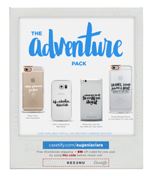 The Adventure Pack - Typography Phone Case