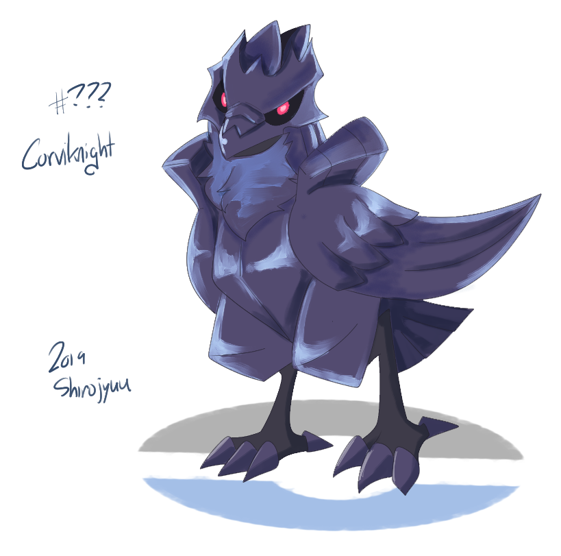 Corvernight Corviknight by Shirojyuu on DeviantArt