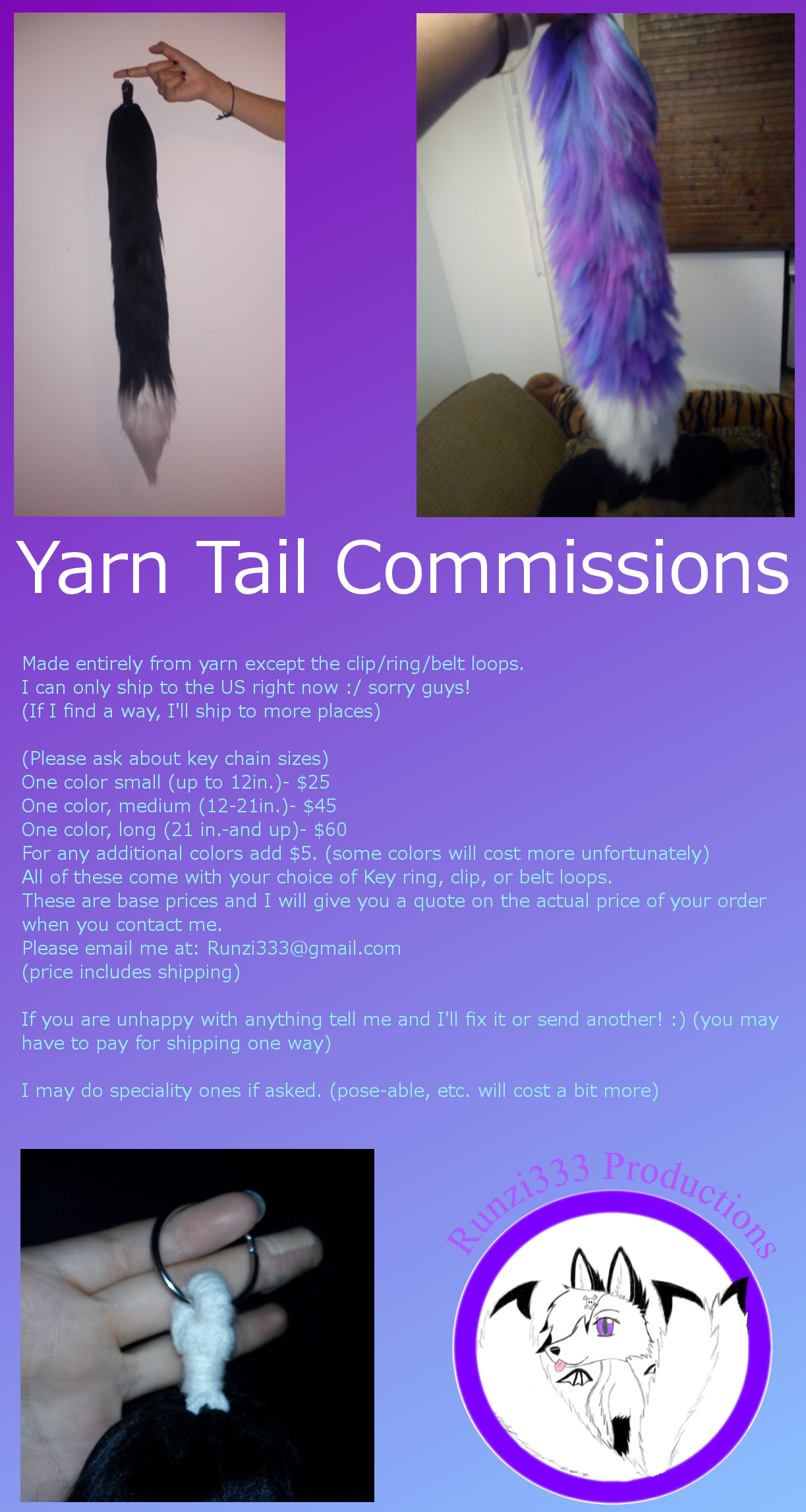 Updated Yarn tail commissions (open)