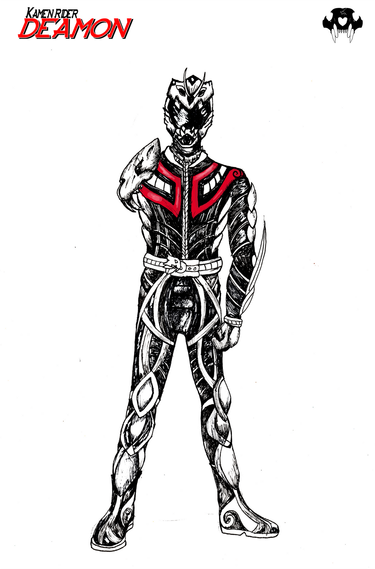 Damemon Rider Kamen Rider Deamon (Redux) by KyuubiNight on DeviantArt