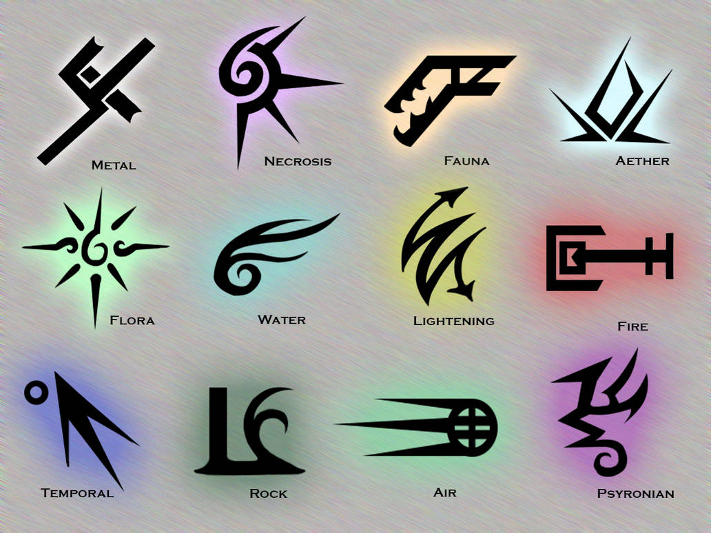 Elemental Magic Symbols Elemental Magic Skill Megapack