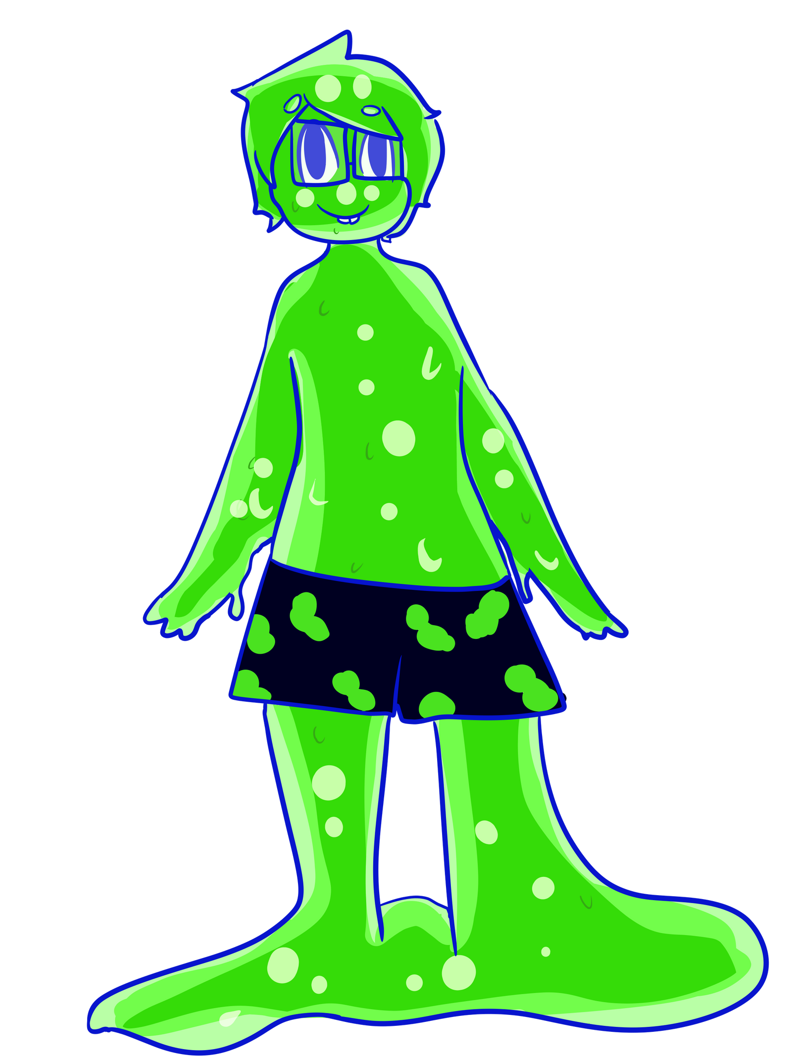 Slime Man Egbert by sadyuri on DeviantArt