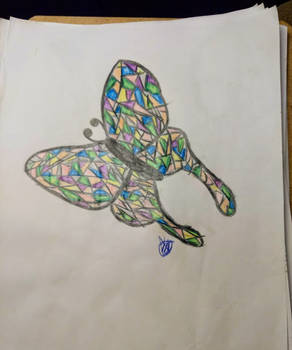 Stained glass butterfly 