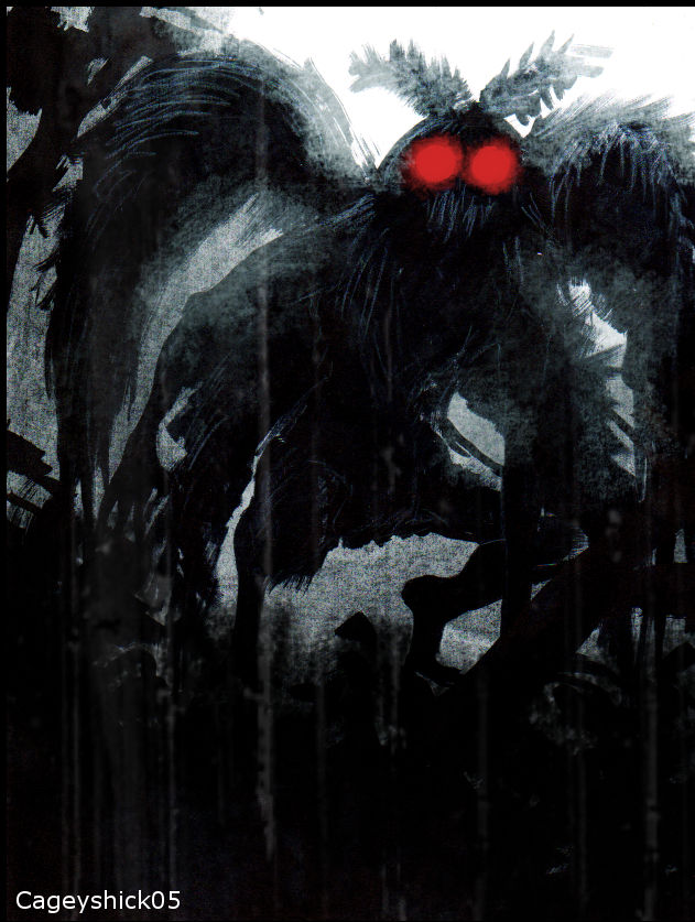 Mothman by Cageyshick05 on DeviantArt