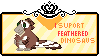 I support feathered dinosaurs by spooky-arts