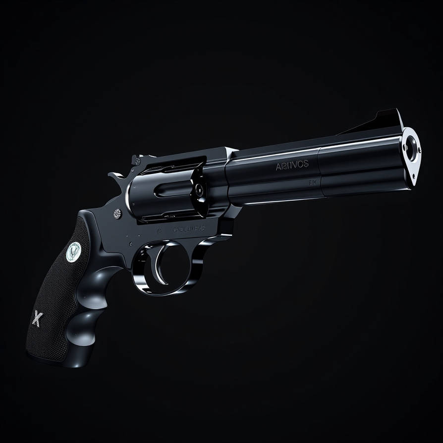 Infernal Revolver Black crystal revolver by Ainme-Gunz on DeviantArt