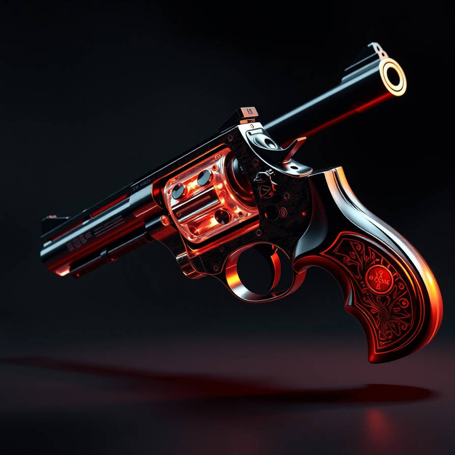 Infernal Revolver Crystal Demonic Revolver With Gadgets by Ainme-Gunz on DeviantArt