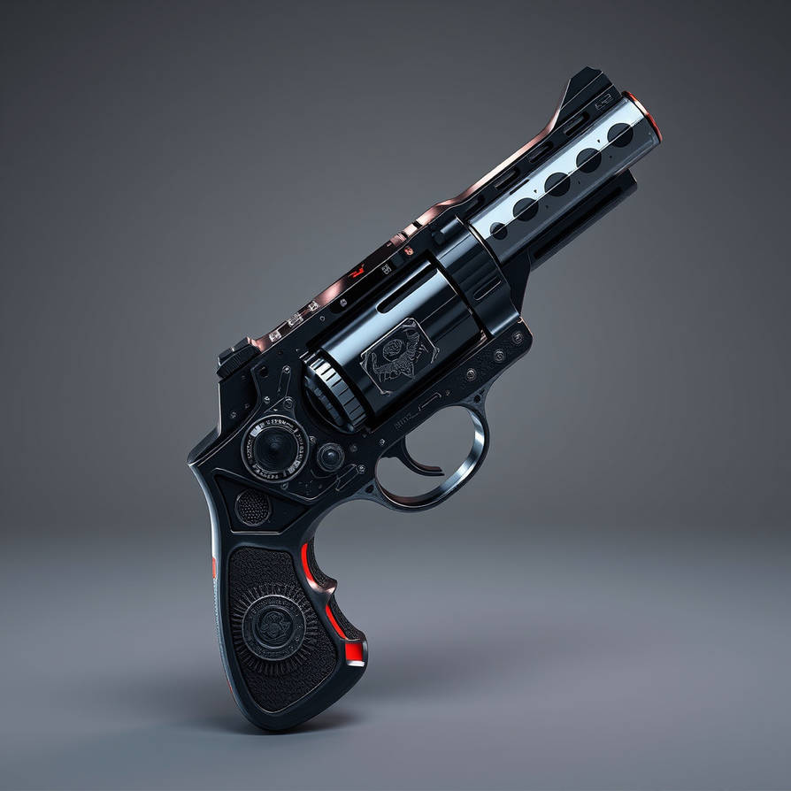Infernal Revolver Demonic crystal black revolver by Ainme-Gunz on DeviantArt
