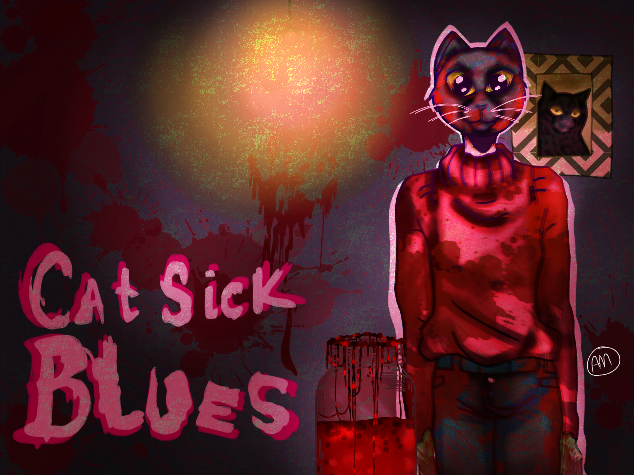 Cat Sick Blues By Asmonaiya On Deviantart Cat Sick Blues By Asmonaiya On Deviantart