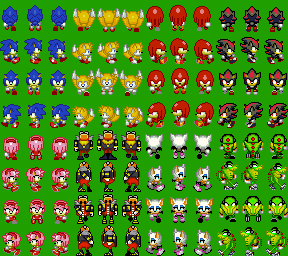 Pixilart - sonic sprites by Charlesmario