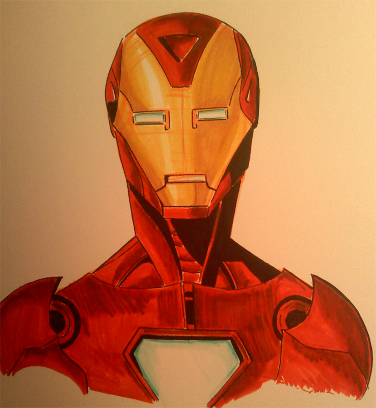 Iron Man Sketch By Raptor007 On Deviantart