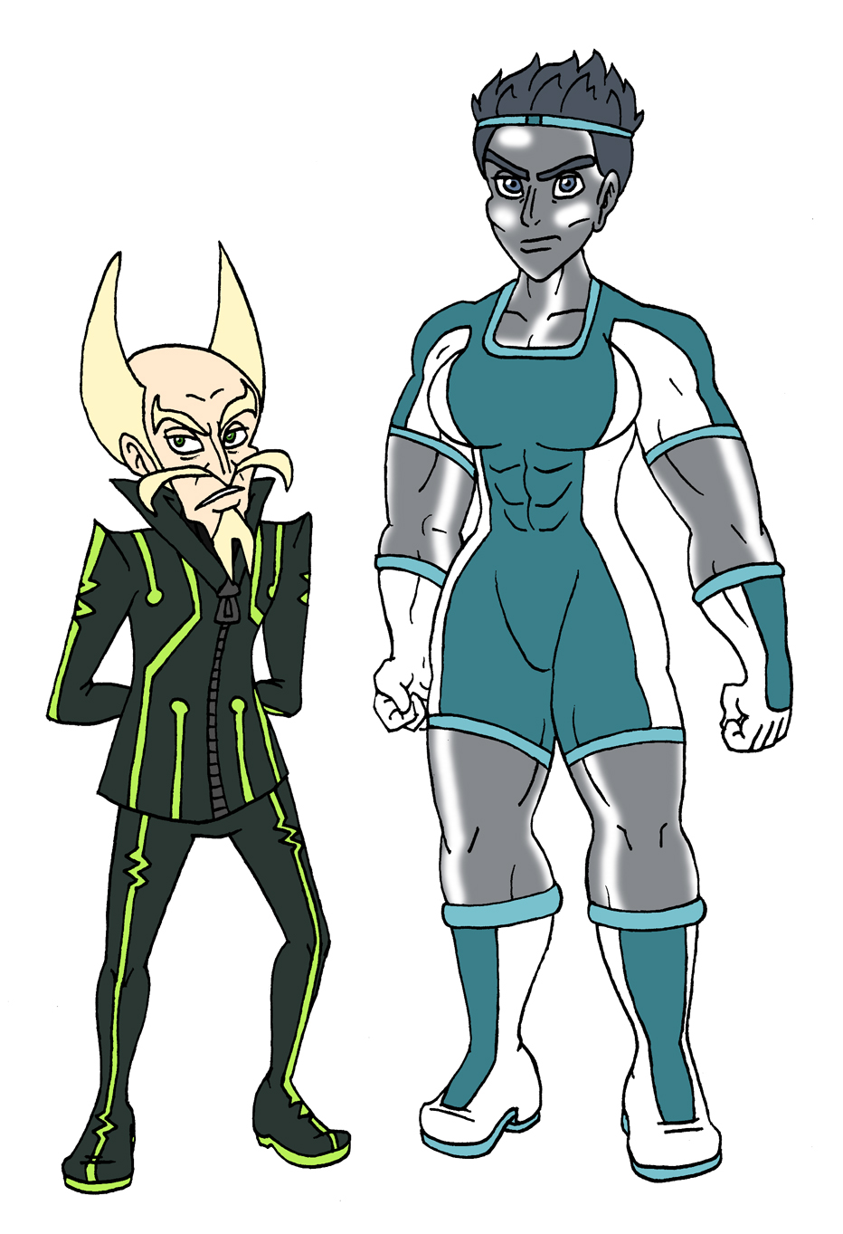 Dr. Diode and Alloy by Doctor-Awkward on DeviantArt