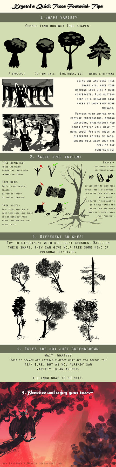 Tree Tutorial by LastKrystalDragon on DeviantArt