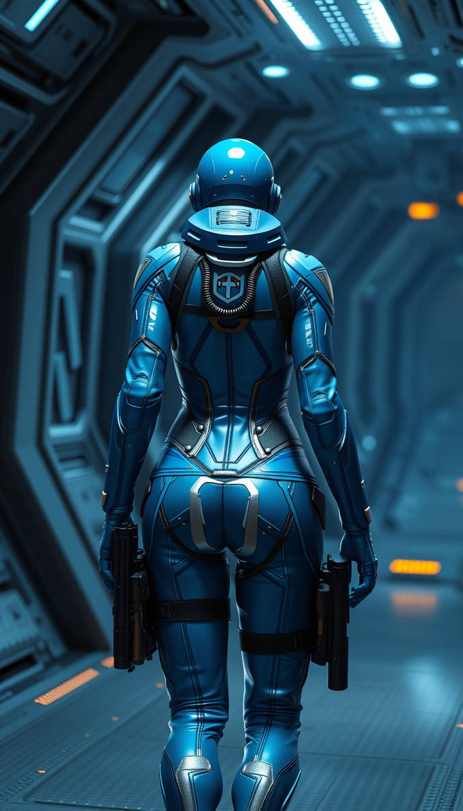 Agent Blue Female agent (blue topaz toned bodysuit, gloves, g by Shadowman137 on ...