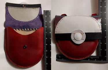 Pokeball leather bag